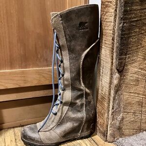 Tall Sorel wedge boot